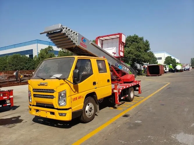 广水附近云梯车出租 砂石搬运